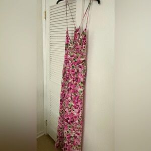 Beautiful pink flower dress